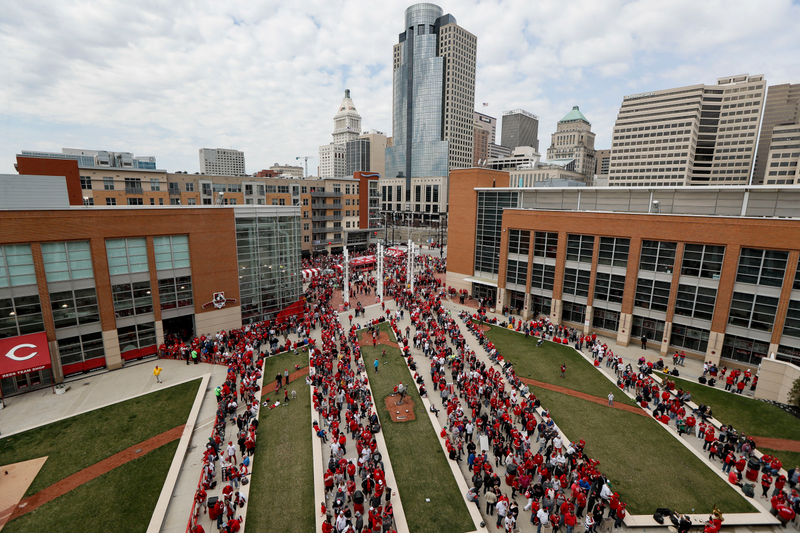 Illustration for article titled Hell Is Trying To Get Into A Ballpark On Opening Day